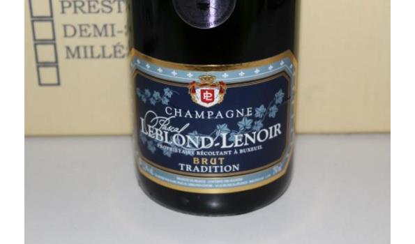 6 flessen à 75cl champagne Leblond-Lenoir, Brut Tradition